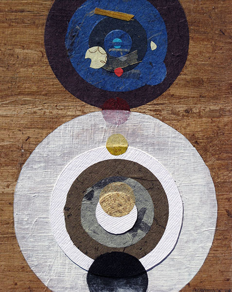 COLLAGE WITH CIRCLES IV